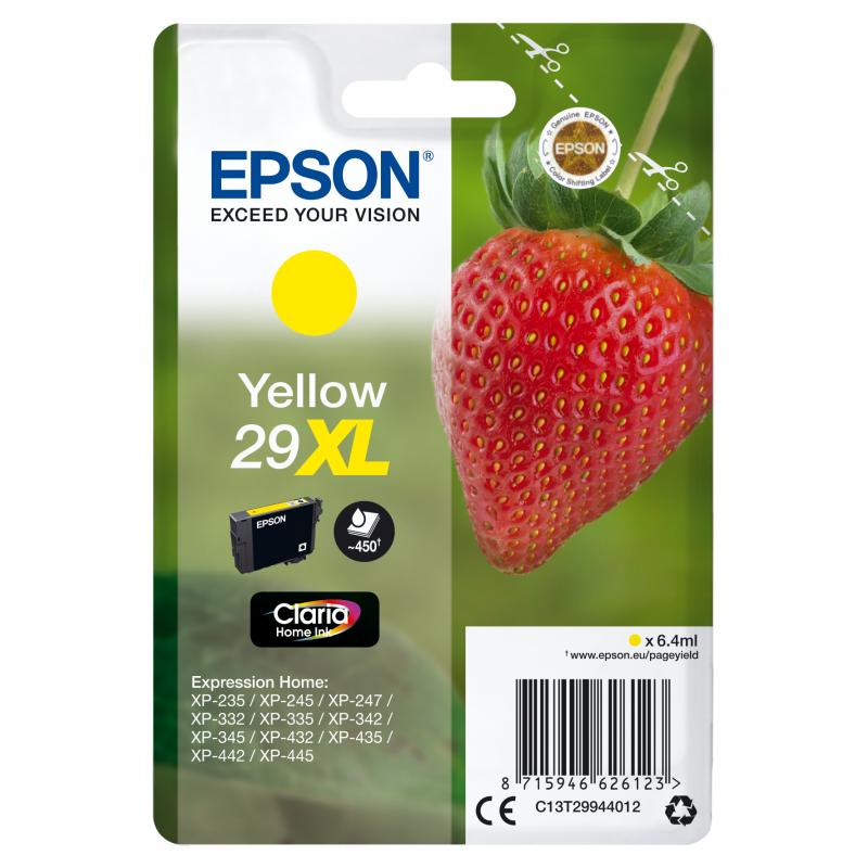 Epson Ink Yellow Gelb No 29XL Epson29XL Epson 29XL (C13T29944012)
