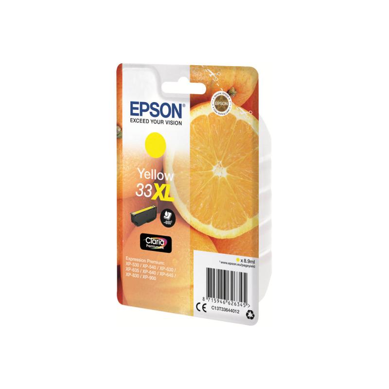 Epson Ink Yellow Gelb No 33XL Epson33XL Epson 33XL (C13T33644012)