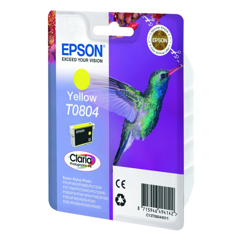 Epson Ink Yellow Gelb T0804 (C13T08044011)