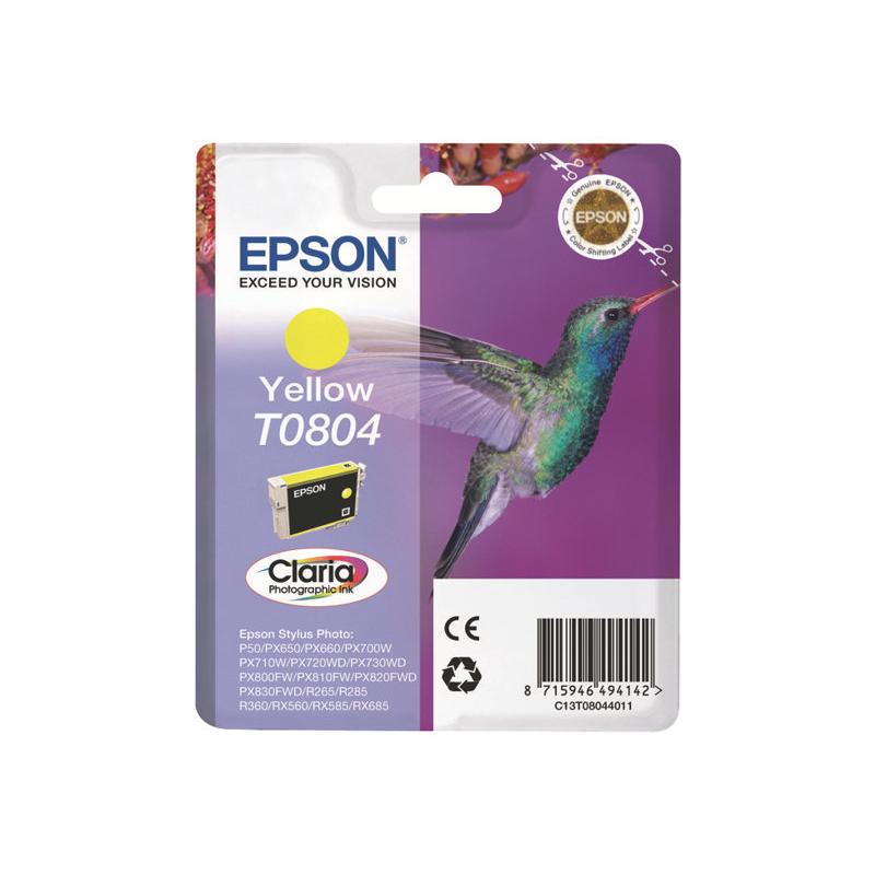 Epson Ink Yellow Gelb T0804 (C13T08044011)