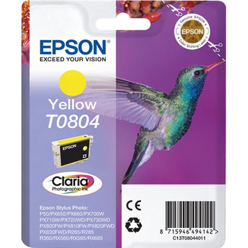Epson Ink Yellow Gelb T0804 (C13T08044011)