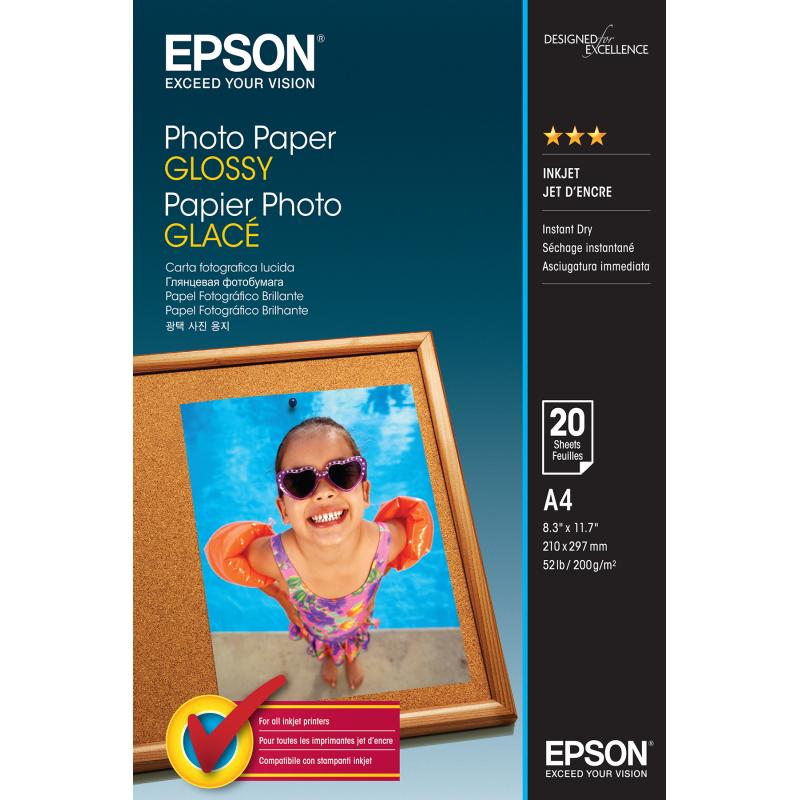 Epson Photo paper Glossy A4 (210 x 297 mm) 200 g m² (C13S042538)