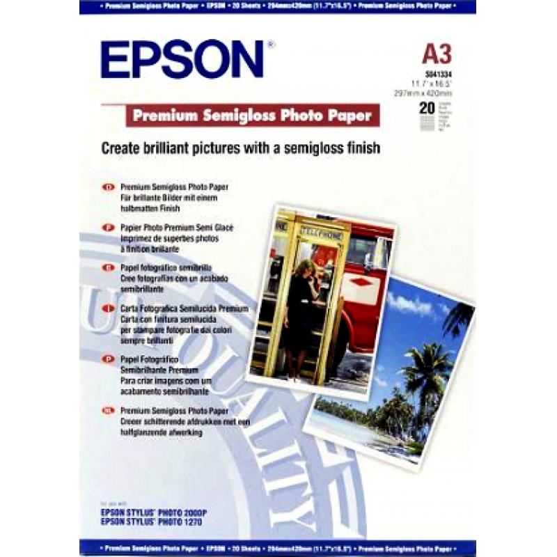 Epson Premium Semi Gloss Photo Paper (C13S041334)