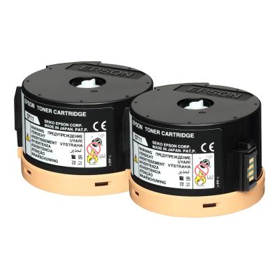 Epson Toner Black Schwarz Twin Pack (C13S050711)