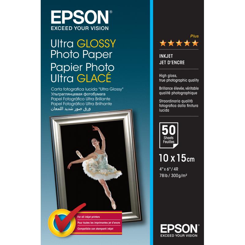Epson Ultra Glossy Photo Paper Inkjet (C13S041943)