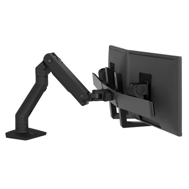 Ergotron HX Desk Dual Monitor Arm Befestigungskit matte black Schwarz (45-476-224) (45476224)