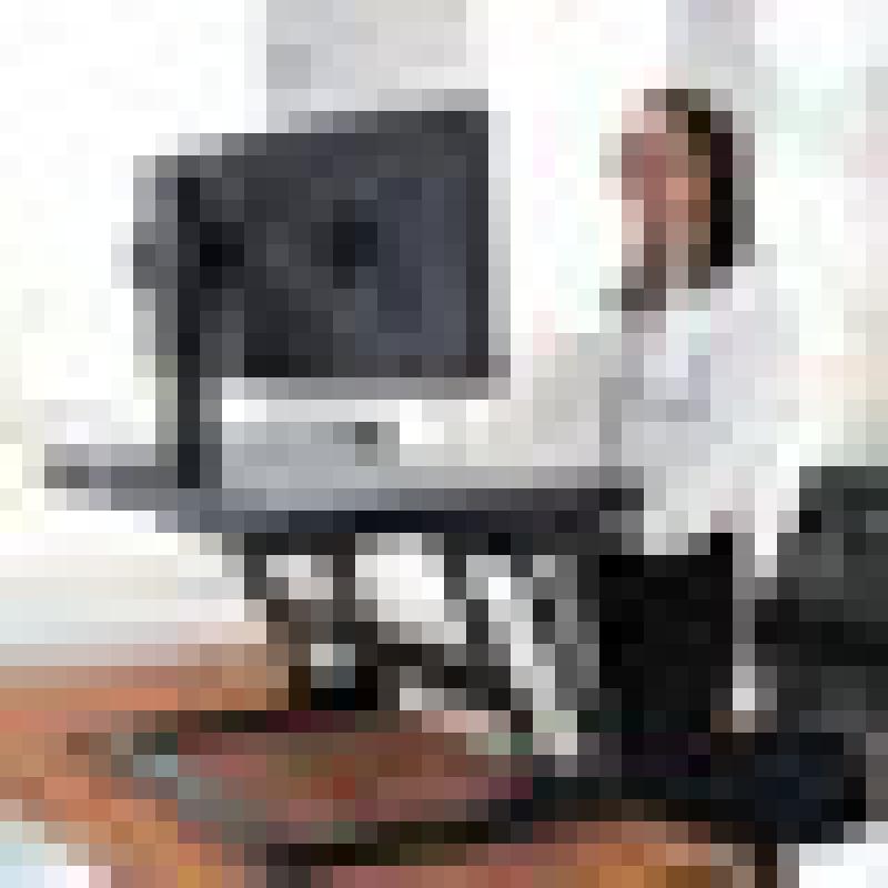 Ergotron WorkFit T schwarz, Sitz-Steh-Schreibtisch SitzStehSchreibtisch (33-397-085) (33397085)