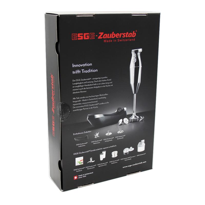 ESGE-Zauberstab ESGEZauberstab Hand Blender Cordless Pro 200W black Schwarz (95305)