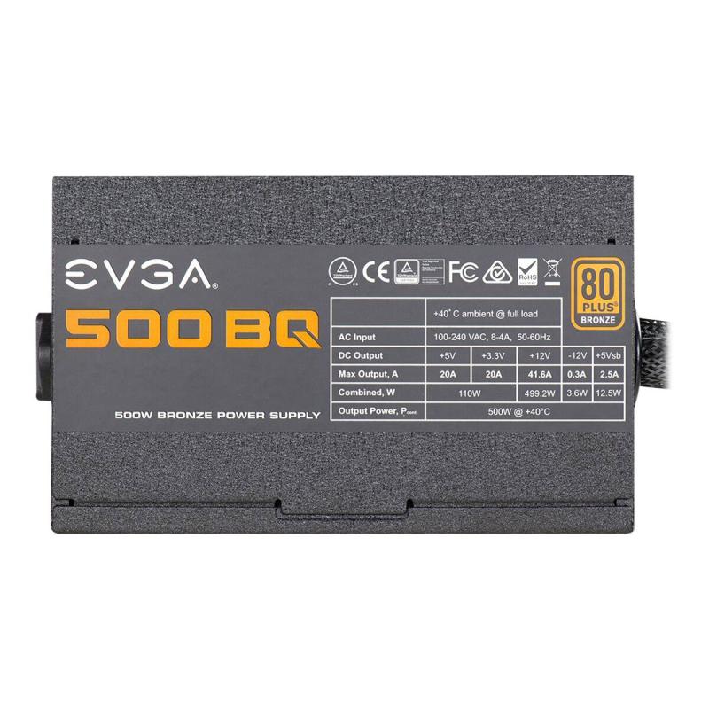 EVGA PSU 500 BQ 500W (110-BQ-0500-K2) (110BQ0500K2)