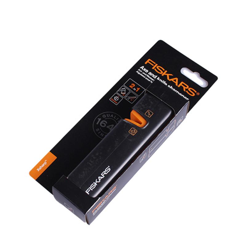 Fiskars Xsharp Axe Knife Sharpener 16,5cm black Schwarz (1000601)