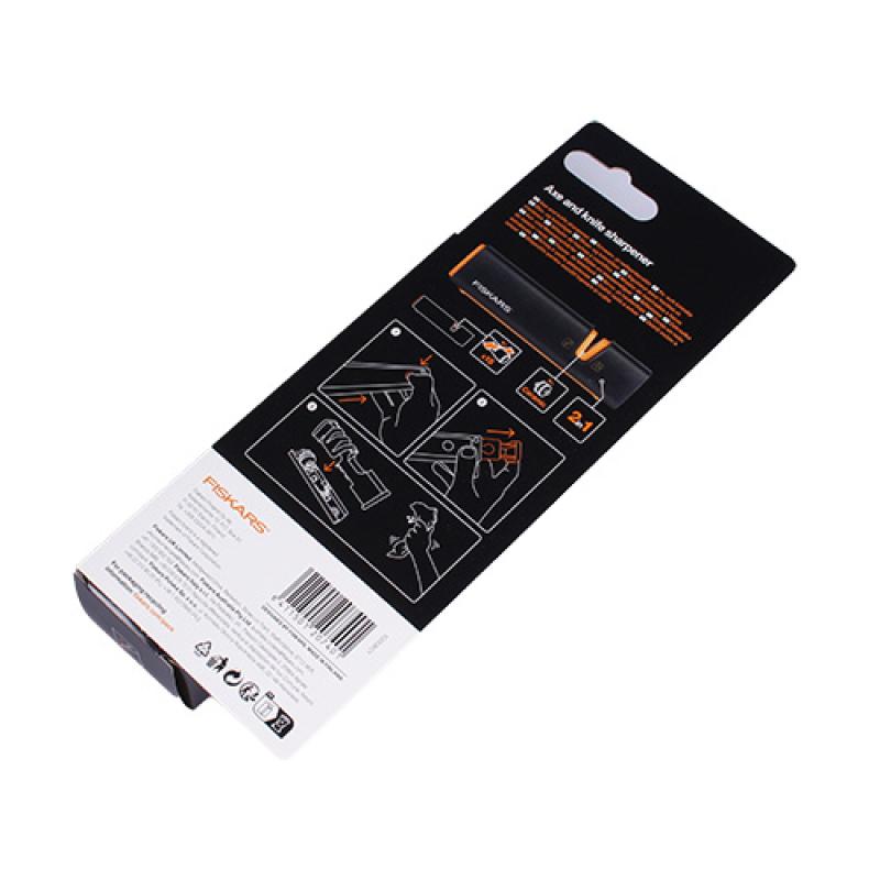 Fiskars Xsharp Axe Knife Sharpener 16,5cm black Schwarz (1000601)