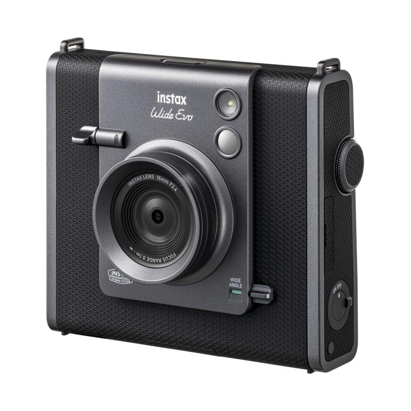 Fujifilm Camera Instax WIDE Evo Black Schwarz EX D, CMOS (16840933)