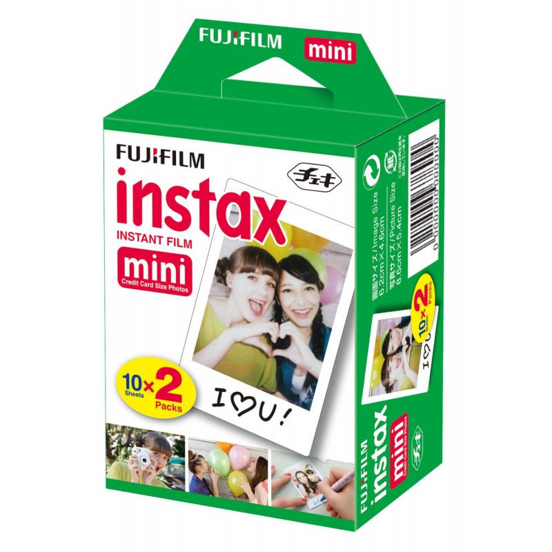 Fujifilm Instax Mini Instant-Farbfilm InstantFarbfilm ISO 800 Twinpack (2x10) (16567828)