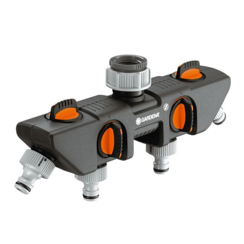 Gardena 4 Way Tap Connector 8194-20 819420 (8194-20)