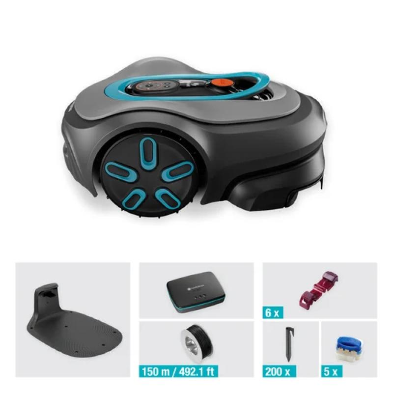 Gardena Robotic Lawn Mower Smart SILENO Pro 600qm 19802-20 1980220 (19802-20)