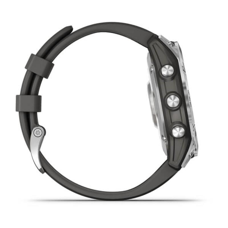 Garmin Smartwatch Epix Gen 2 Slate Steel 127-210mm 127210mm silver grey (010-02582-01) (0100258201)