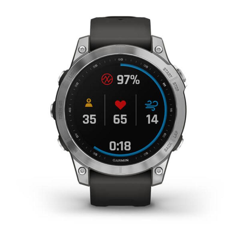 Garmin Smartwatch Fenix 7 GPS 47mm SILVER GREY (010-02540-01) (0100254001)