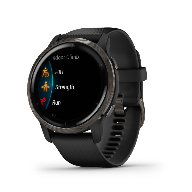 Garmin Smartwatch Venu 2 45mm black Schwarz (010-02430-11) (0100243011)