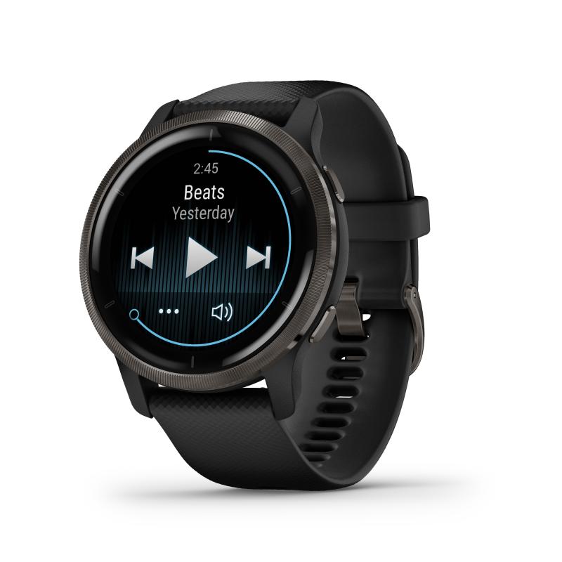 Garmin Smartwatch Venu 2 45mm black Schwarz (010-02430-11) (0100243011)