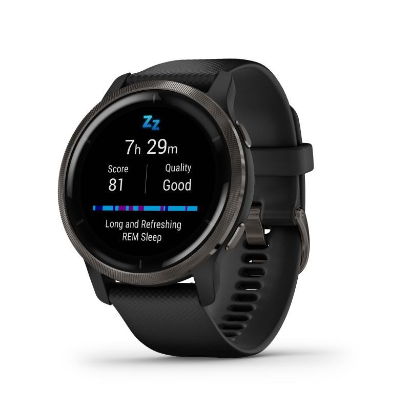 Garmin Smartwatch Venu 2 45mm black Schwarz (010-02430-11) (0100243011)