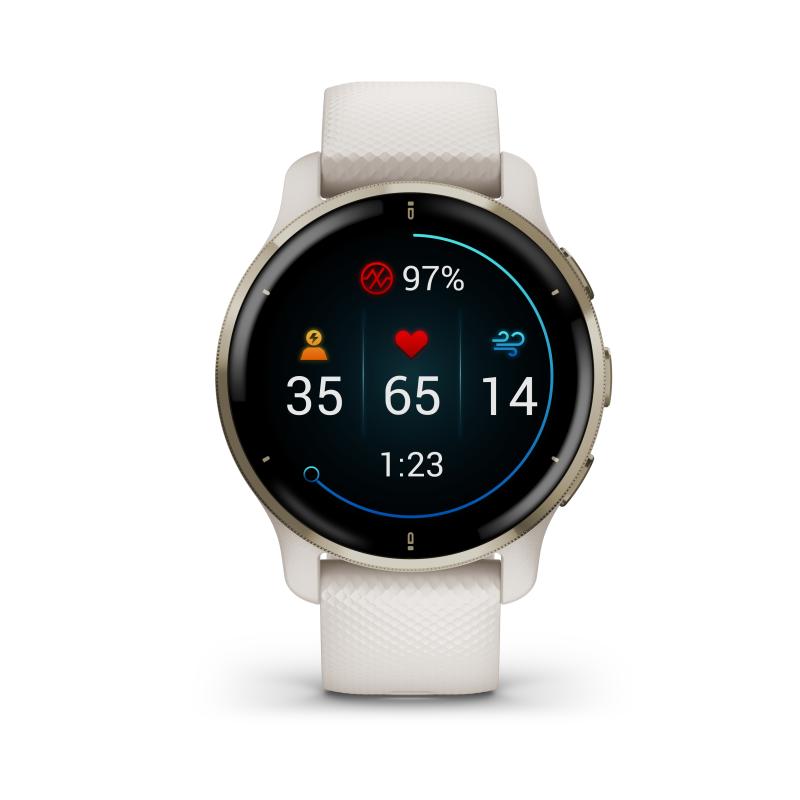 Garmin Smartwatch Venu 2 Plus 43mm creme gold ivory (010-02496-12) (0100249612)