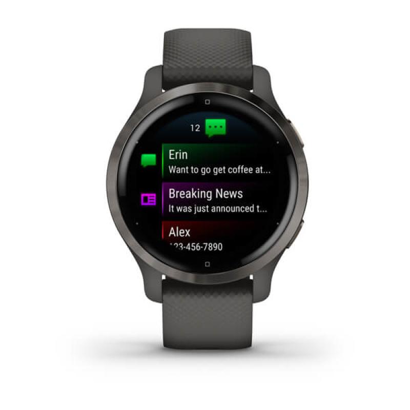 Garmin Smartwatch Venu 2s 110-175mm 110175mm graphite black grey (010-02429-10) (0100242910)