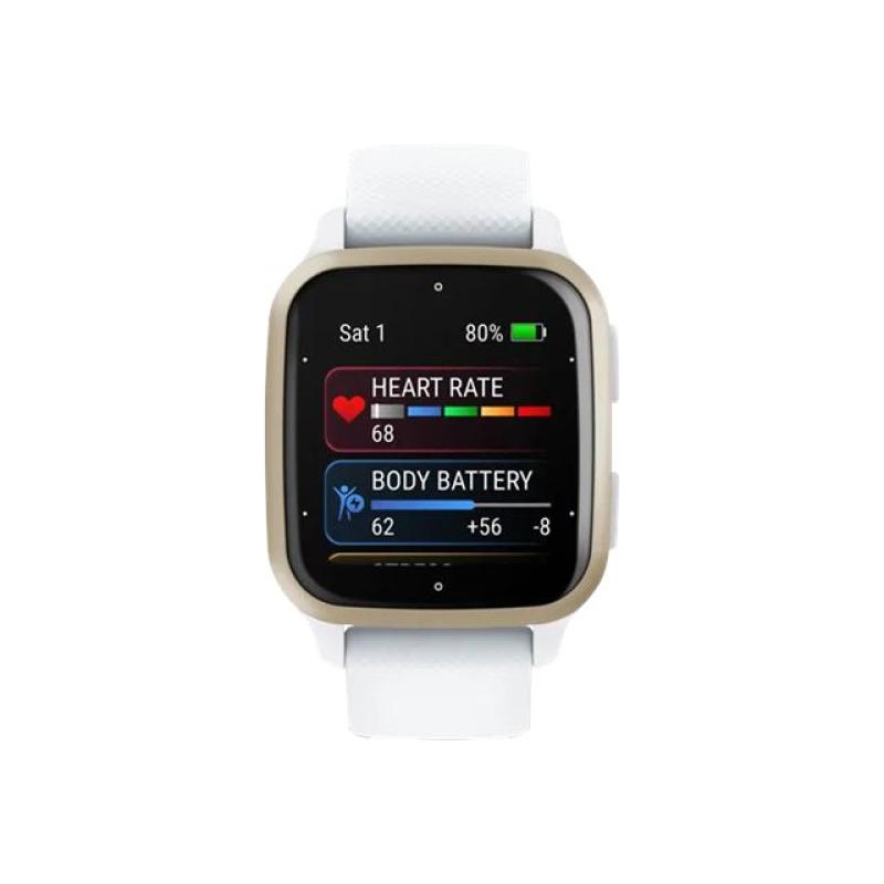 Garmin Smartwatch Venu Sq 2 40mm cremegold white (010-02701-11) (0100270111)