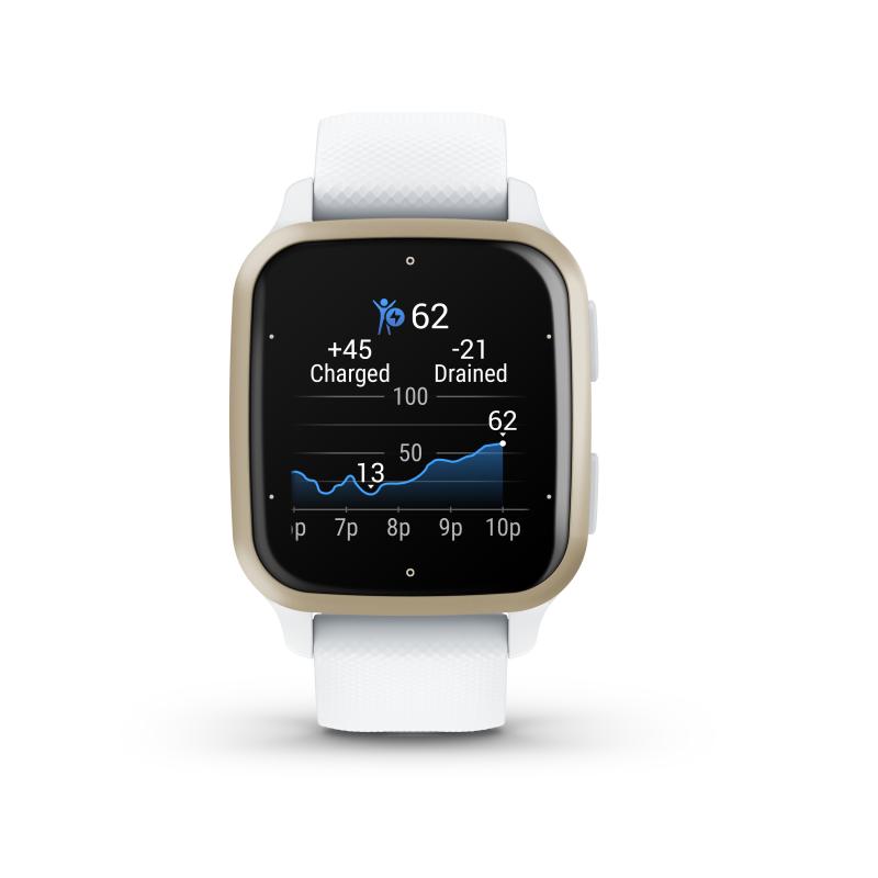 Garmin Smartwatch Venu Sq 2 40mm cremegold white (010-02701-11) (0100270111)