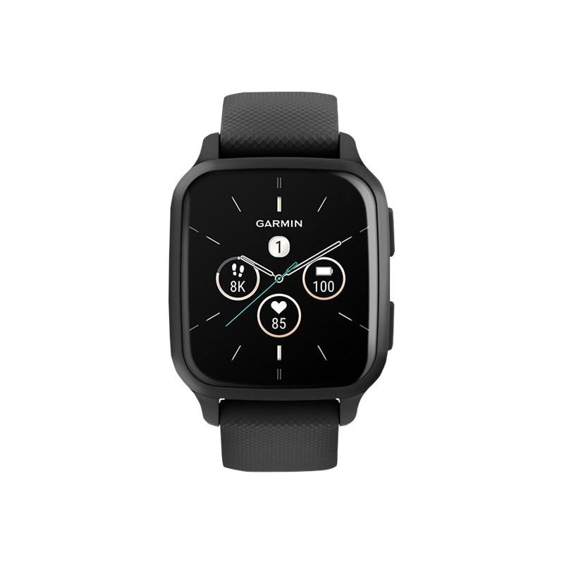 Garmin Smartwatch Venu Sq 2 Music 40mm black Slate gray (010-02700-10) (0100270010)
