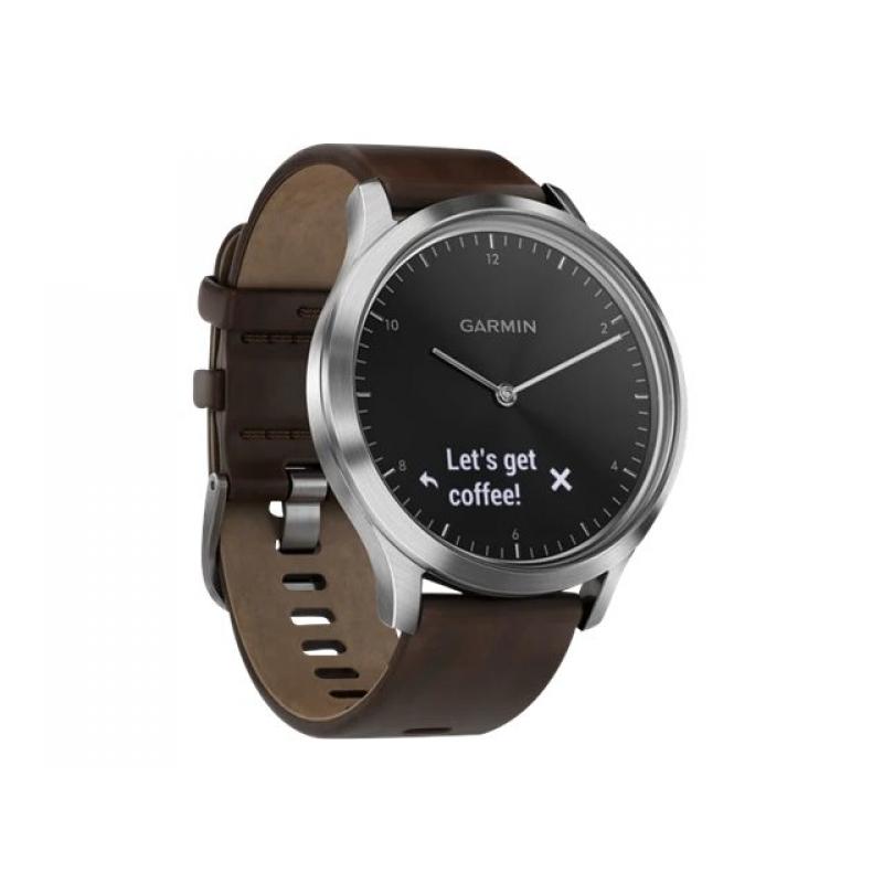 Garmin Smartwatch vivomove HR Premium L black silver (010-01850-04) (0100185004)