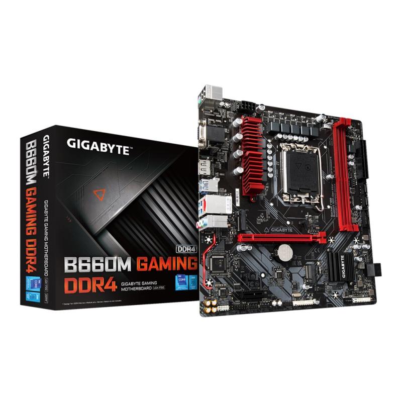 Gigabyte MB B660M Gaming DDR4 B660 S1700 mATX Intel Intel Sockel 1700 (Core i) Micro Mini Flex-A Micro Mini FlexA