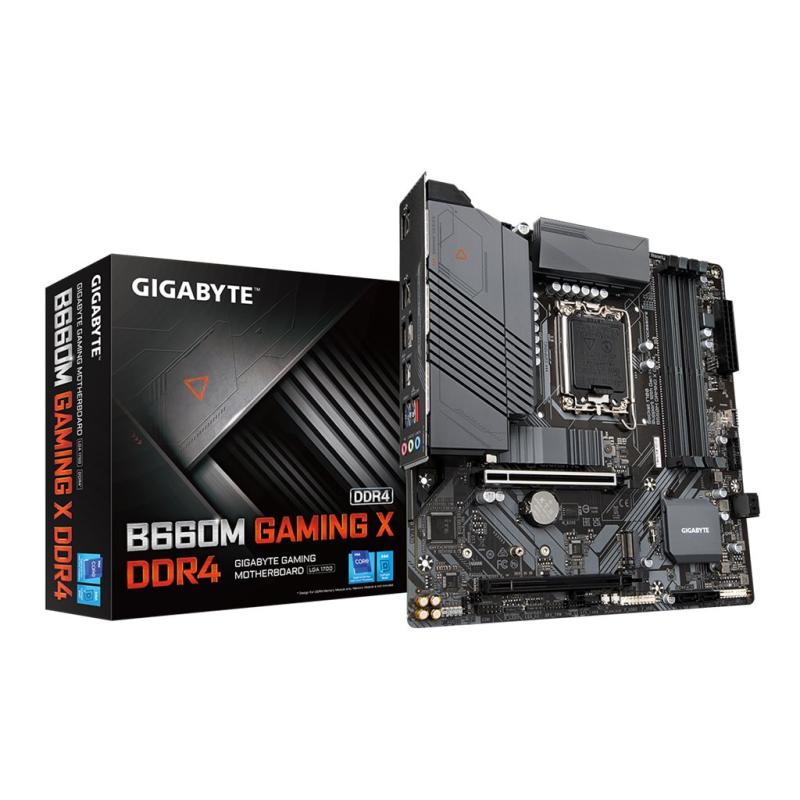 Gigabyte MB B660M Gaming X DDR4 B660 S1700 mATX Intel Intel Sockel 1700 (Core i) Micro Mini Flex