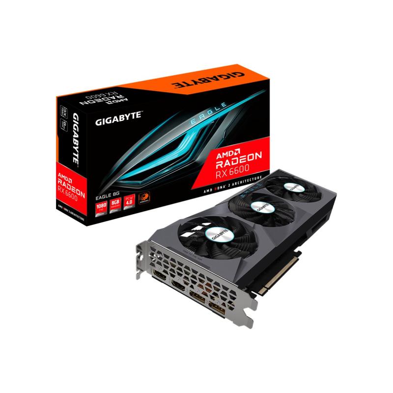 Gigabyte Radeon RX 6600 EAGLE 8G (GV-R66EAGLE-8GD) (GVR66EAGLE8GD)