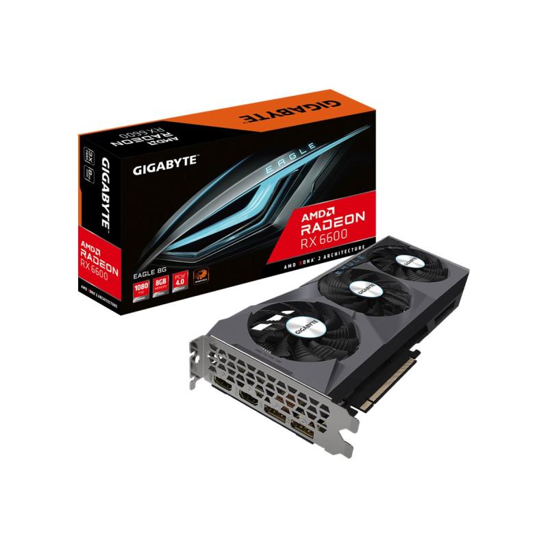 Gigabyte Radeon RX 6600 EAGLE 8G (GV-R66EAGLE-8GD) (GVR66EAGLE8GD)