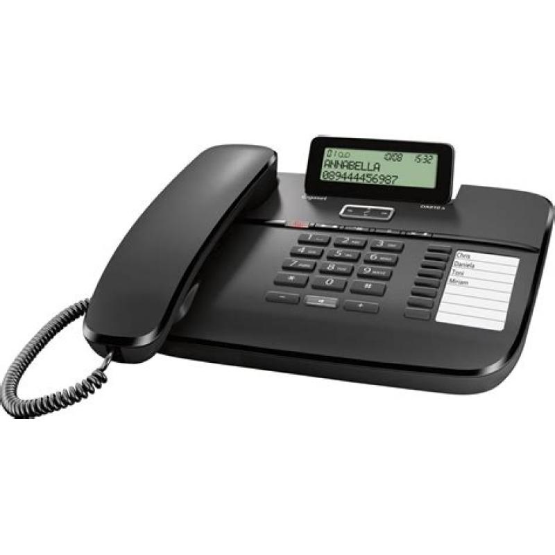Gigaset Telefon DA810A Schwarz (S30350-S214-B101) (S30350S214B101)