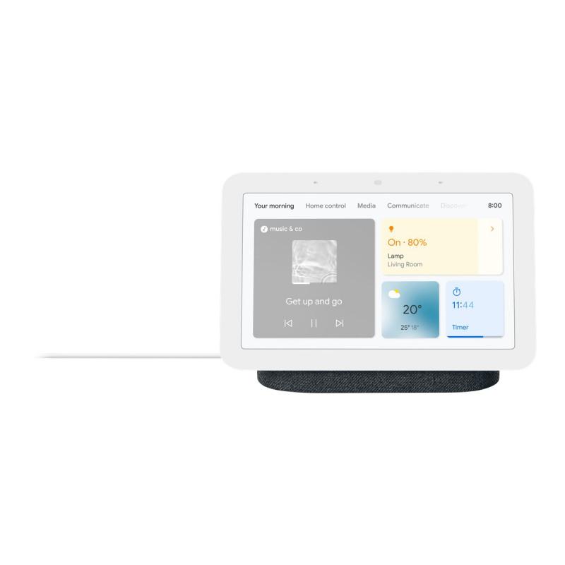 Google Nest Hub (2nd Gen) Smart-Display SmartDisplay Carbon (GA01892-EU) (GA01892EU)