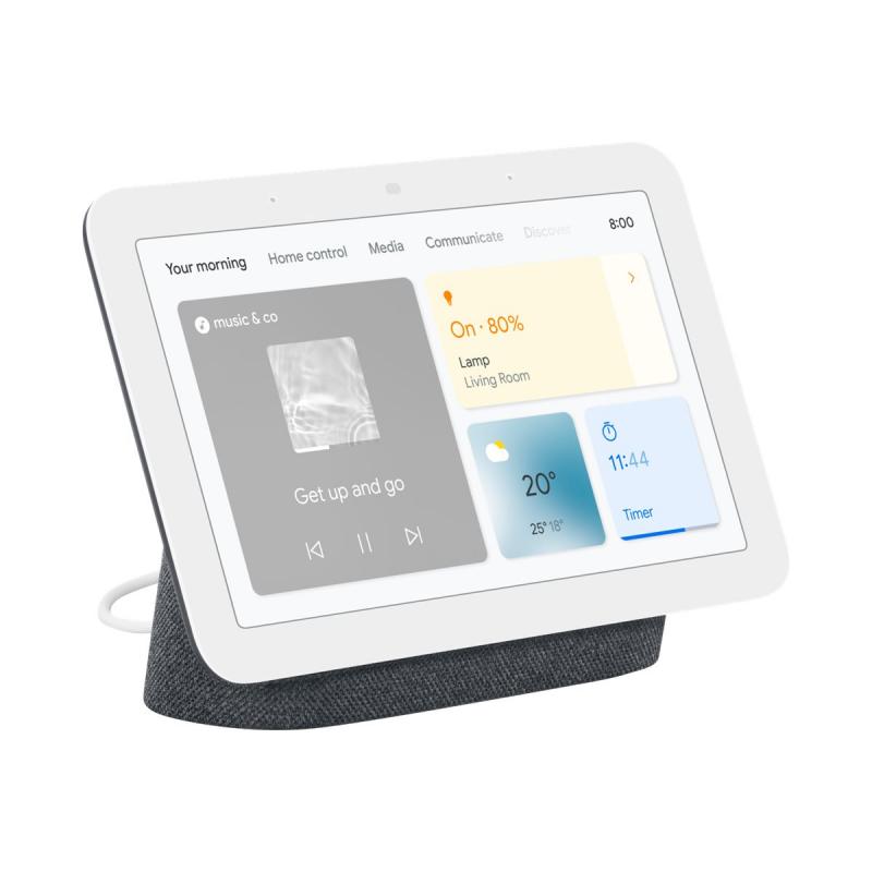 Google Nest Hub (2nd Gen) Smart-Display SmartDisplay Carbon (GA01892-EU) (GA01892EU)