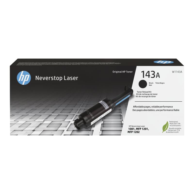 HP 143A Reload Kit Schwarz Tonernachfüllung (W1143A)