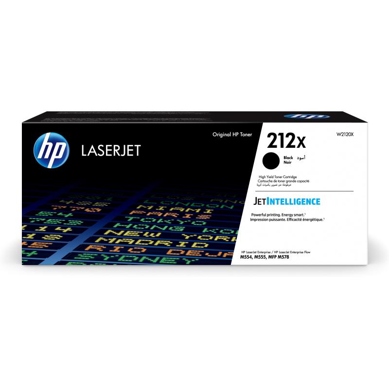 HP 212X Hohe Ergiebigkeit Schwarz Tonerpatrone (W2120X)