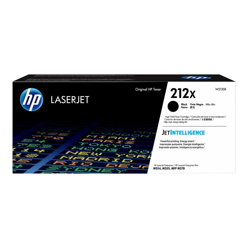 HP 212X Hohe Ergiebigkeit Schwarz Tonerpatrone (W2120X)