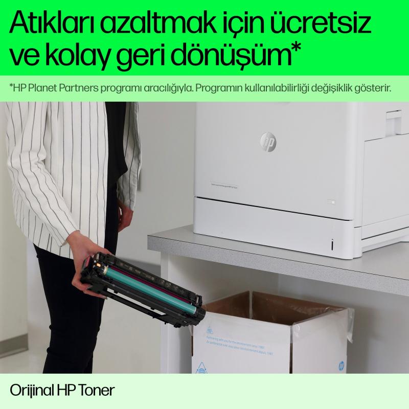 HP 222A Cyan original LaserJet Tonerpatrone (W2221A)