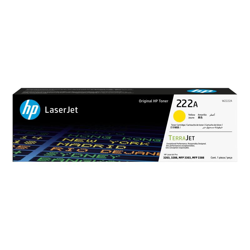 HP 222A Gelb original LaserJet Tonerpatrone (W2222A)