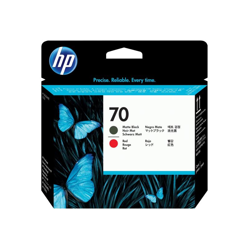 HP 70 Rot, mattschwarz Druckkopf für DesignJet Z3100 (C9409A)
