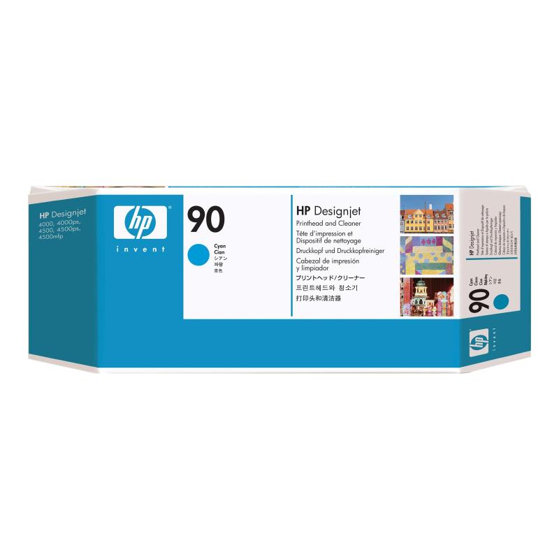 HP 90 Cyan Druckkopf mit Reiniger für DesignJet 4000 (C5055A)
