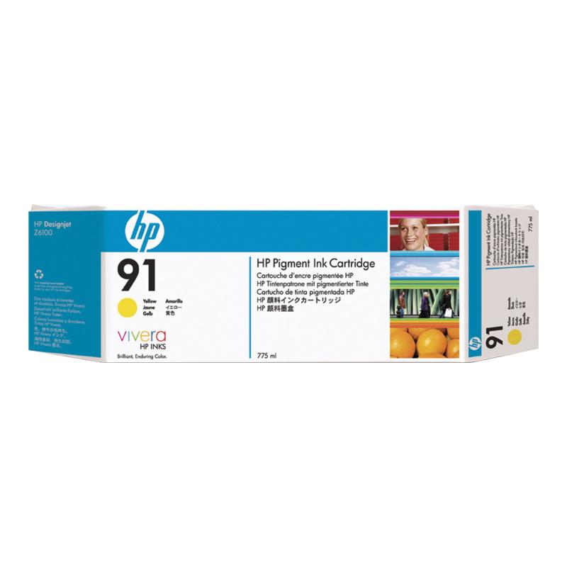HP 91 775 ml Gelb Original DesignJet (C9469A)