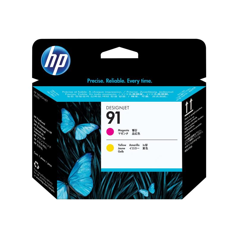 HP 91 Gelb, Magenta Druckkopf (C9461A) für DesignJet Z6100