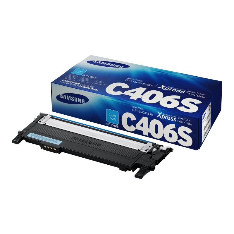 HP Cartridge Cyan CLT-C406S CLTC406S (ST984A)