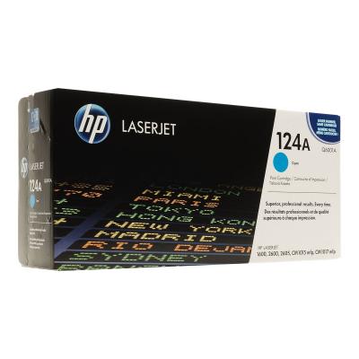 HP Cartridge No 124A HP124A HP 124A Cyan (Q6001A)