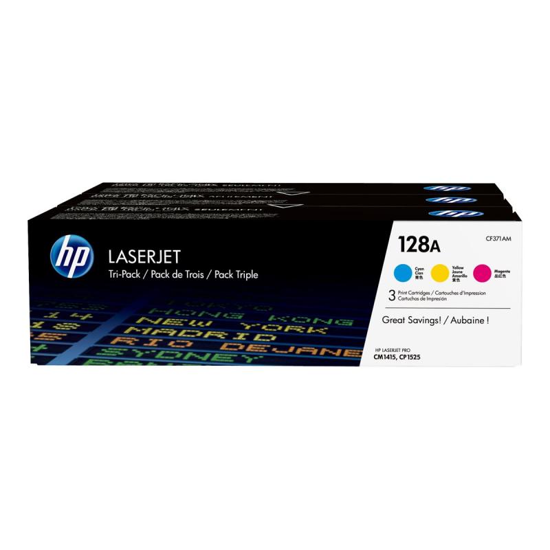 HP Cartridge No 128A HP128A HP 128A Multipack (CF371AM)