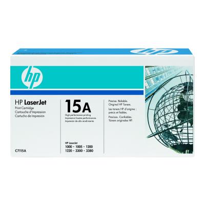 HP Cartridge No 15A HP15A HP 15A Black Schwarz (C7115A)